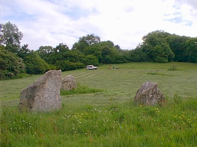 Mr Eavis and company inpect the site